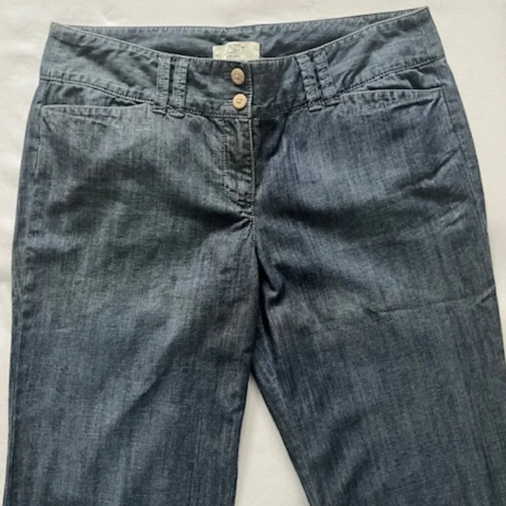 LOFT Lightweight Wide Leg  Jeans – NWT - Picture 2 of 6